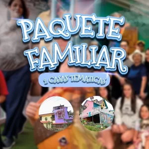 Paquete Familiar 2 Casas temáticas