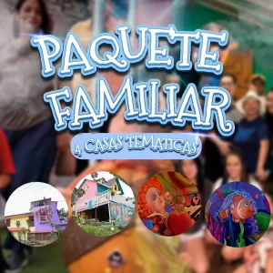 Paquete Familiar 4 Casas temáticas